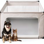 EHEYCIGA Pet Playpen 42x42x26 inches-0