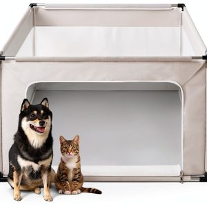 EHEYCIGA Pet Playpen 42x42x26 inches-0