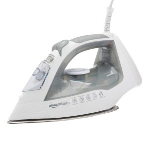 Amazon Basics Steam Iron Stainless Steel Soleplate Auto Shut-0