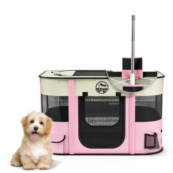 BEBANG Portable Pet Playpen for Cats and Dogs-2