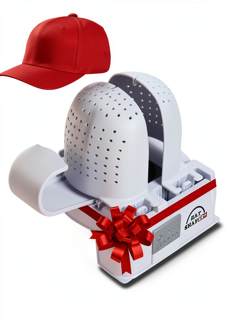 DANYCO Hat Shaper in use on a baseball cap