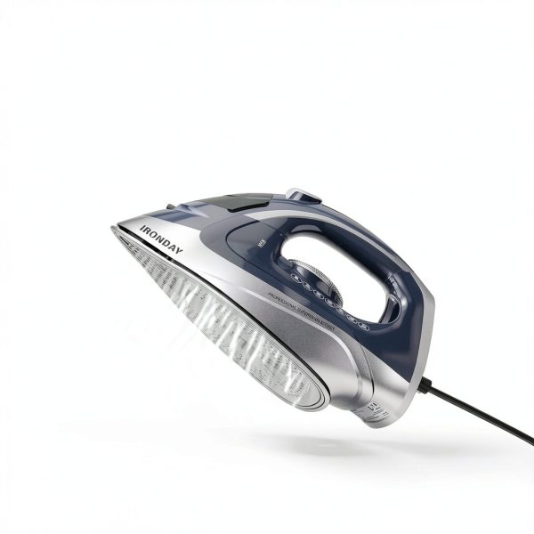 IRONDAY Steam Iron Ceramic Soleplate Auto Shutoff Grey-2