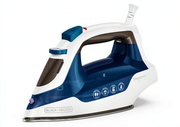 BLACK+DECKER Steam Iron IR06V Blue Vertical Mist-0