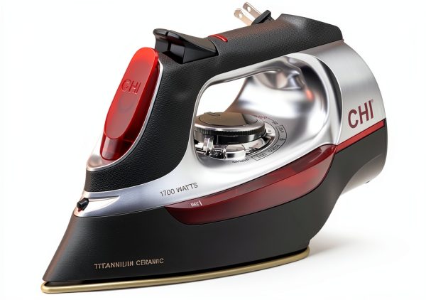CHI Steam Iron Titanium Ceramic Soleplate Retractable Cord-0