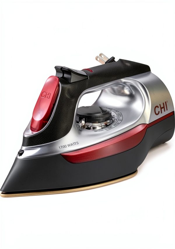 CHI Steam Iron Titanium Ceramic Soleplate Retractable Cord-7
