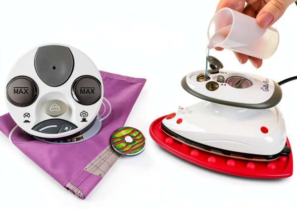 The Quilted Bear Mini Iron Dual Voltage Travel Iron Black-7