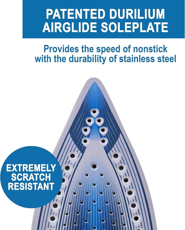 T-Fal Ultraglide Steam Iron Soleplate 1800W-2