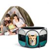 ipetstation Pet Playpen for Small Cats Dogs Portable Safe-2