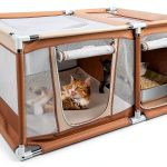 Paw Libero Stainless Steel Cat Playpen for Indoor Cats-0