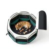 ipetstation Pet Playpen for Small Cats Dogs Portable Safe-3