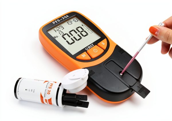 Nanfevior Cholesterol Analyzer 5-in-1 Home Lab Kit Small Sample-5