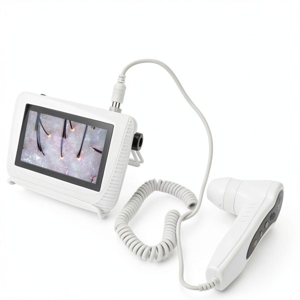 Pevor Skin & Hair Analyzer 5inch LCD with 50X/200X Lenses-3