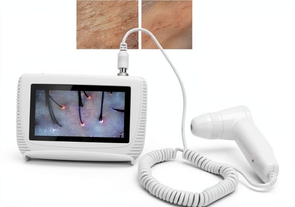 Asixxsix Skin Microscope with Dual Lens 50X/200X Portable Analyzer-2