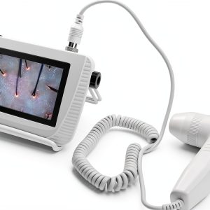 Asixxsix Skin Microscope with Dual Lens 50X/200X Portable Analyzer-0
